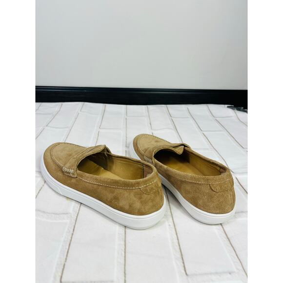 Patina tan suede leather loafers sz 7 - Picture 6 of 9